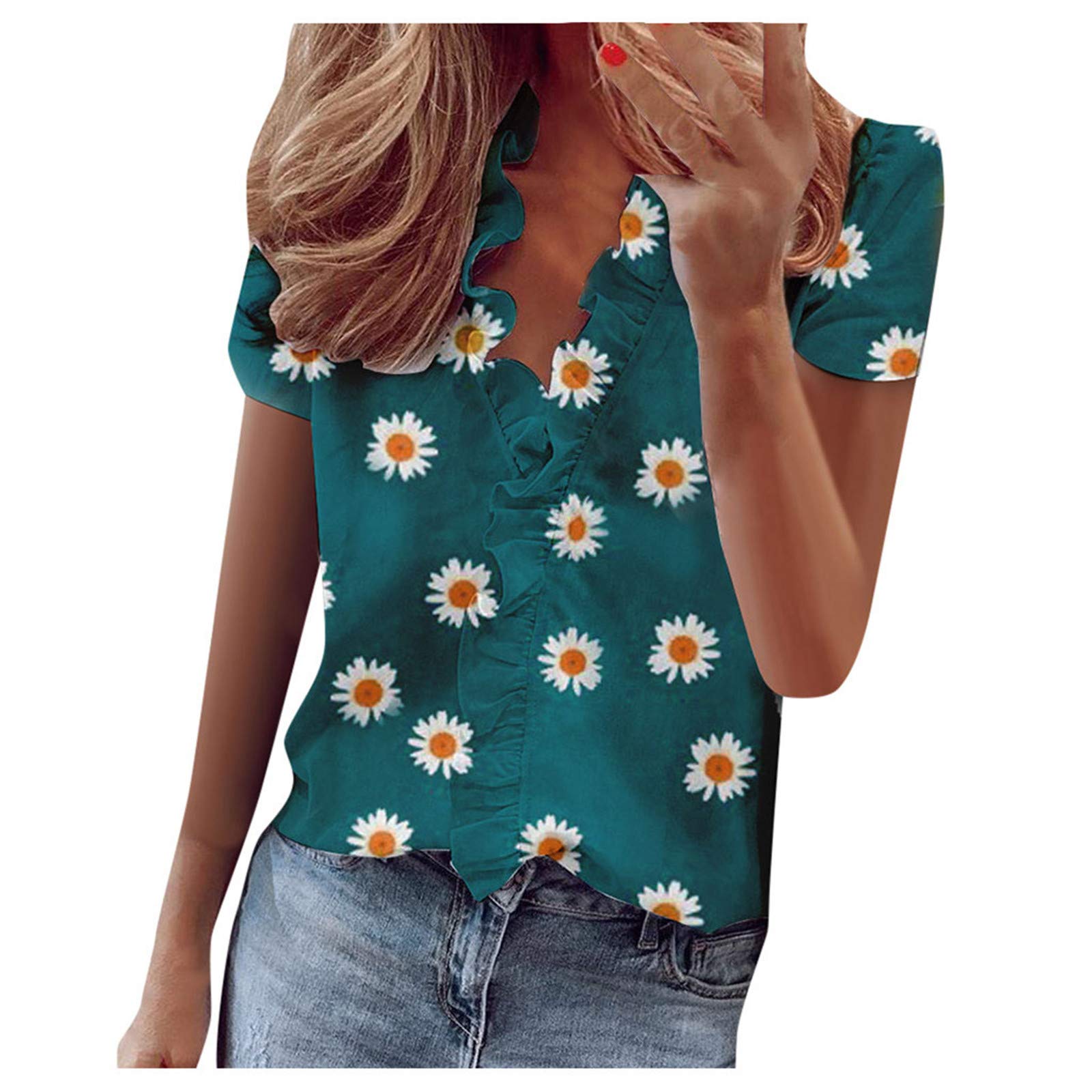Women's Long Sleeve T-Shirt & Men's White Tee - Casual Green Cotton Top for Women, Teen Boys Sweatshirt | Perfect for Everyday Wear, Gym, and Street Fashion (Size S, Green)