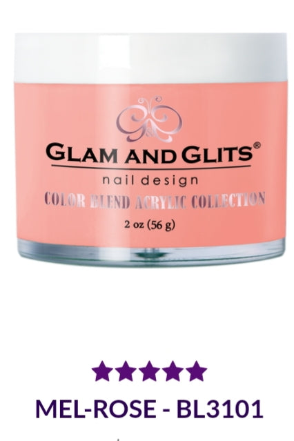 GLAM AND GLITS COLOR BLEND COLLECTION VOL.3 BL3101 - 2 oz MEL ROSE Eyeshadow Palette | Vegan & Cruelty-Free Makeup for Party, Wedding & Special Occasions