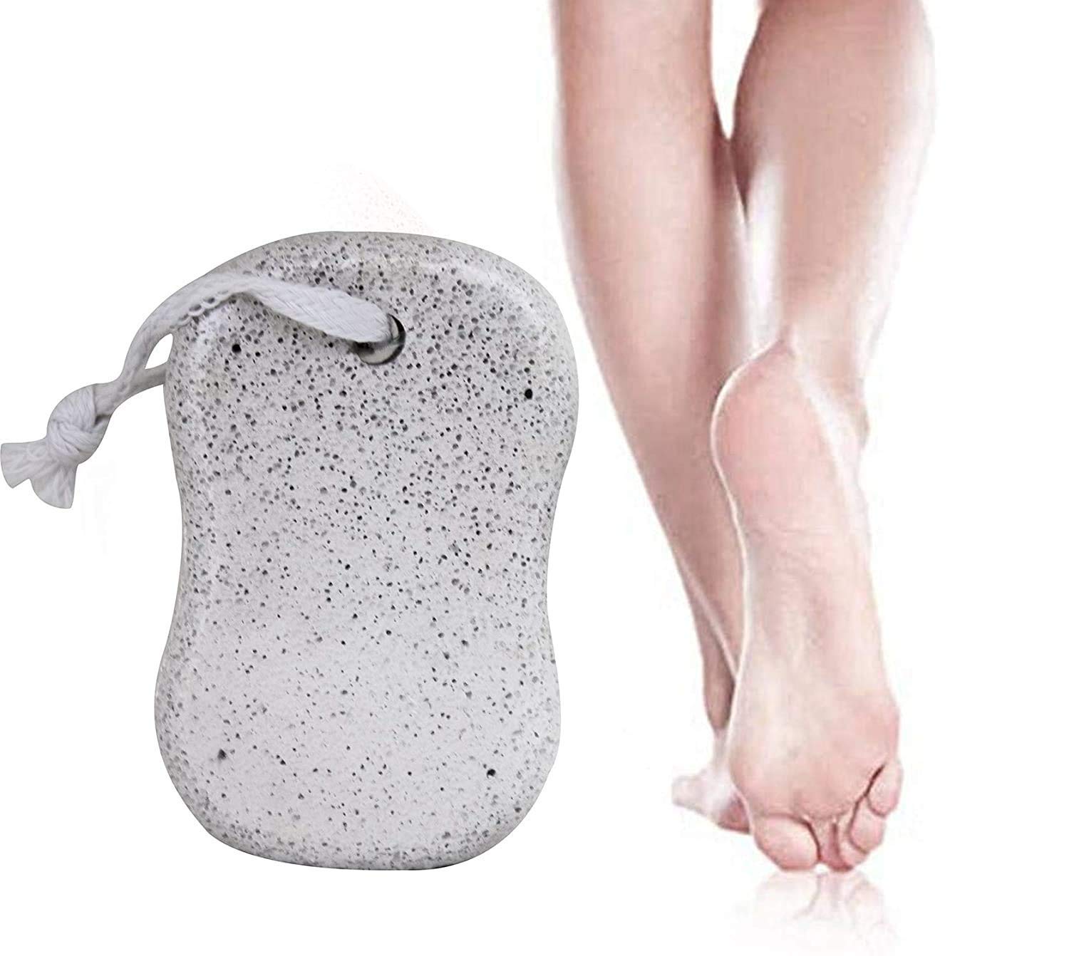 Prime Volcano Pumice Stone – Natural Foot & Hand Scrubber for Dead Skin Removal – Exfoliating Callus Remover for Women & Men – Pack of 1 – Perfect for Pedicures, Home Spa & Dry Skin Care