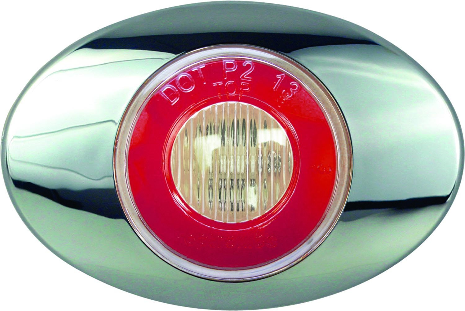 Optronics 11212238P Millennium Red/Clearance LED Marker Light - 3 Inch Waterproof Truck Trailer Lights for Semi, RV, Boat & Off-Road Vehicles