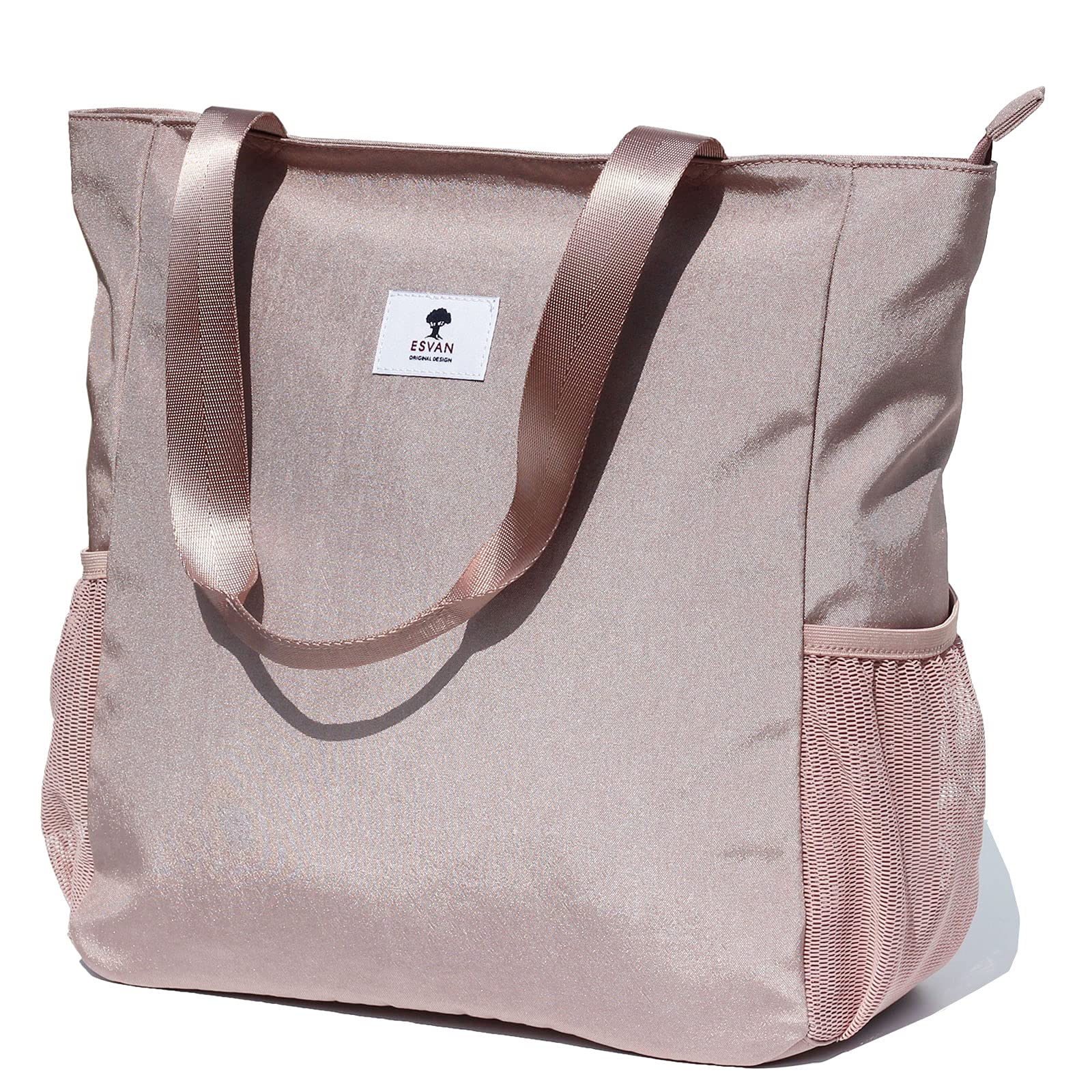 ESVAN Waterproof Floral Large Tote Bag - Durable Gym, Beach & Travel Shoulder Bag for Women | Perfect for Work, Shopping & Daily Use