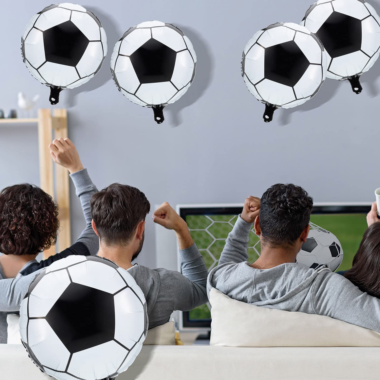 20-Piece Sports Foil Balloon Set - Baseball, Football, Basketball & Soccer Balloons for Sports Themed Parties, Baby Showers, Birthdays & Game Day Decorations | Perfect for Boys' Parties, School Events & Sports Fan Celebrations