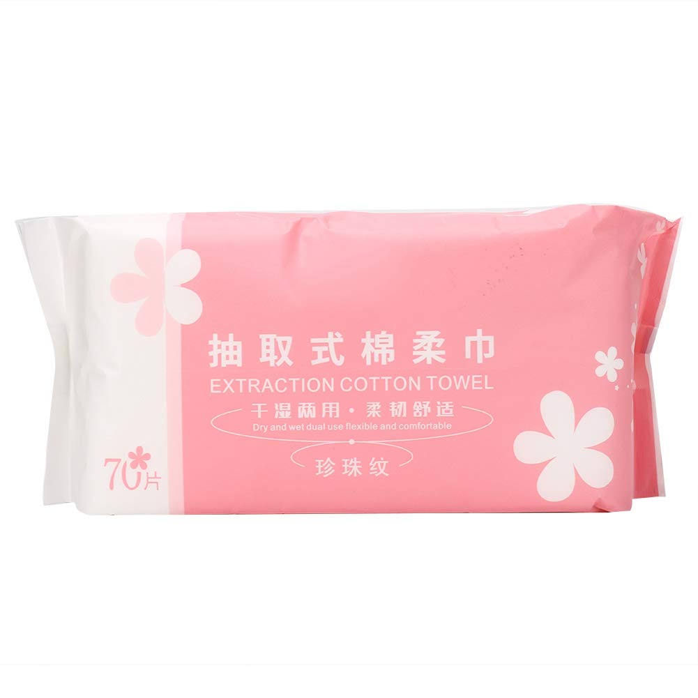 Soft Dual-Use Makeup Removal Tissues - Dry/Wet Cleansing for Travel & Home