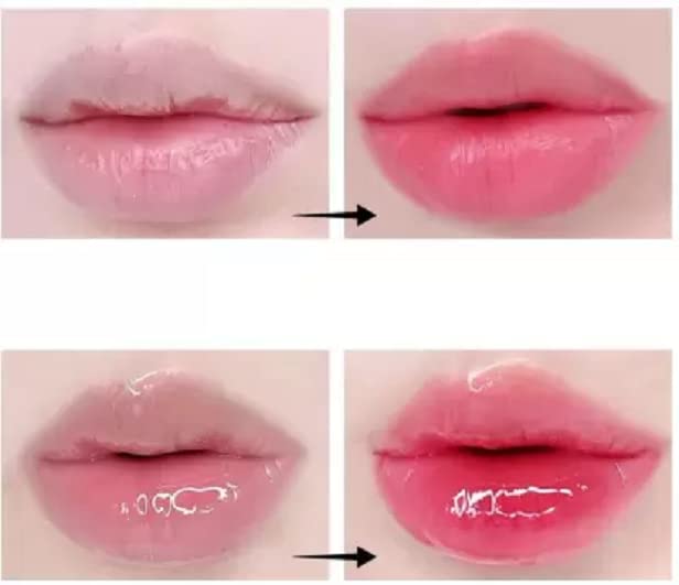 GLAMEZONE Long Lasting Hydrating Lip Oil - 6 Pack (21g Each) | Fruit Flavored Lip Care for Dry & Chapped Lips | Perfect for Daily Moisture & Night Repair