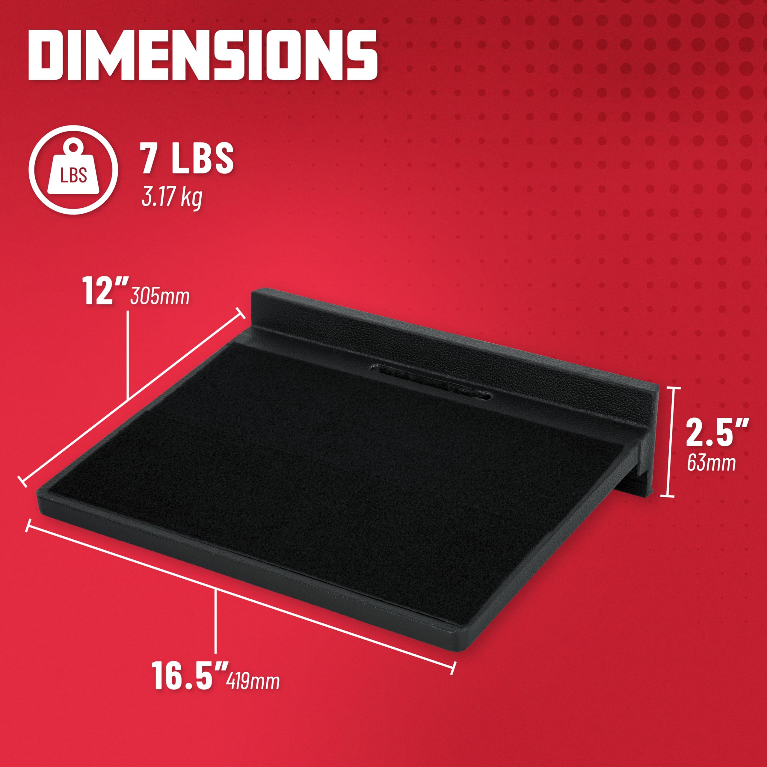 Gator Pedal Tote - 16.5 x 12 Inch Portable Pedalboard with Carrying Bag | Perfect for Guitarists & Musicians On The Go