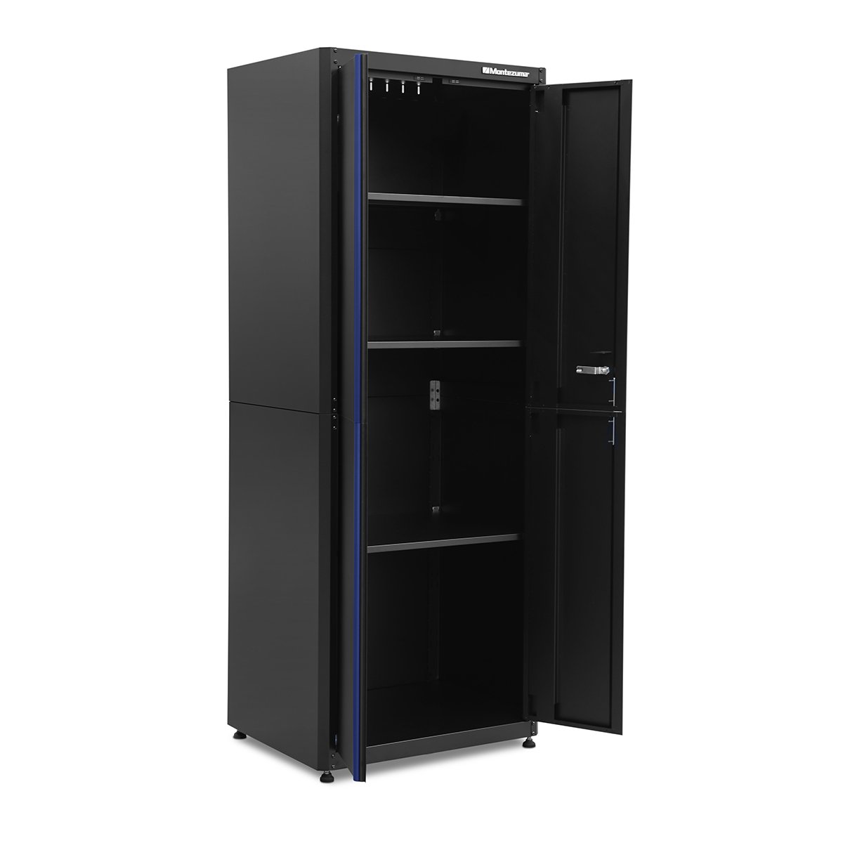 Montezuma 2 Door Tall Cabinet - Solid Wood Storage Cabinet for Bedroom, Living Room & Office - Perfect for Organizing Clothes, Books & Home Decor