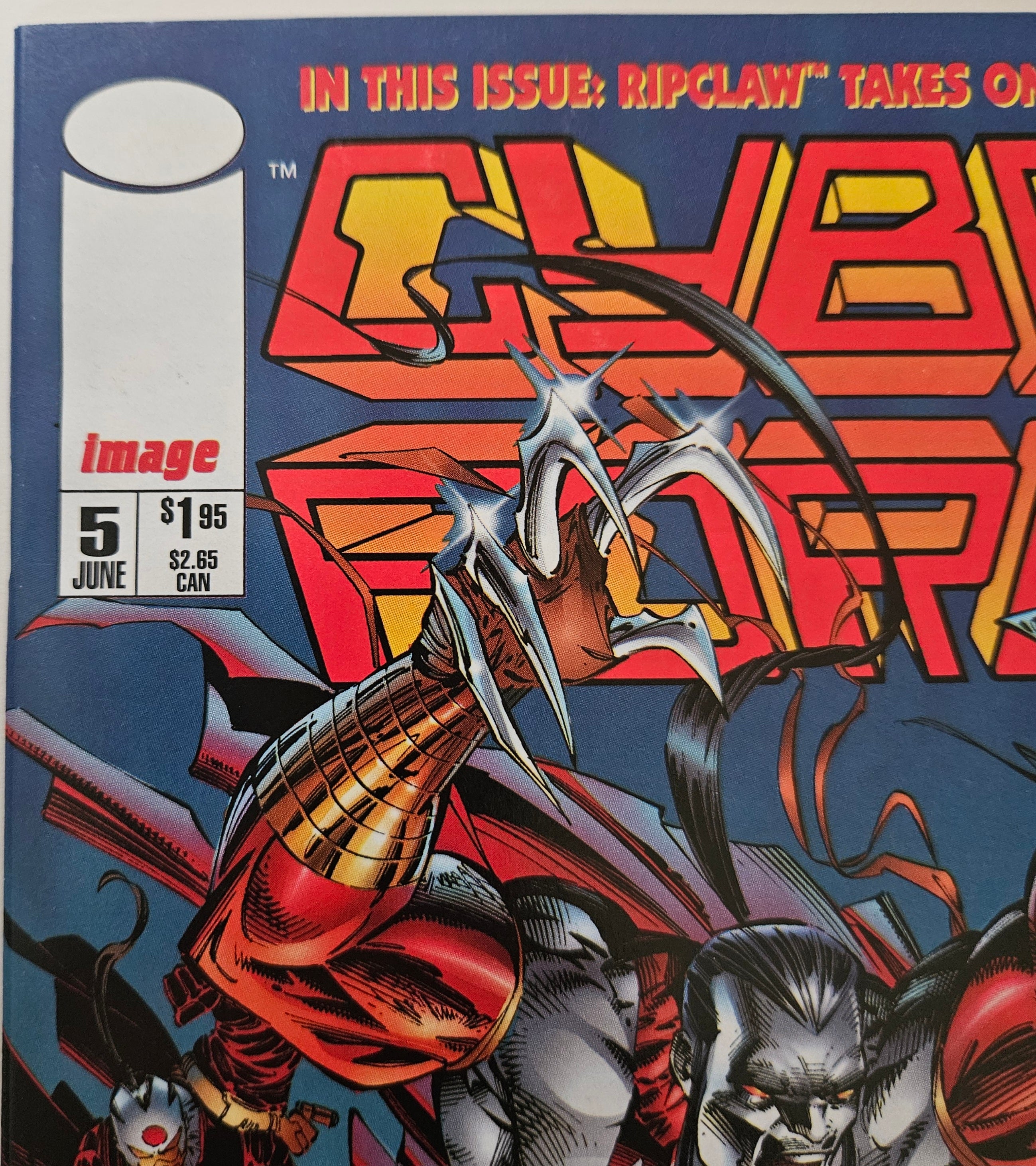 Cyber Force #5: The Hunt Begins - Image Comics 1993 Vintage Collectible - Perfect for Comic Book Enthusiasts & Superhero Fans