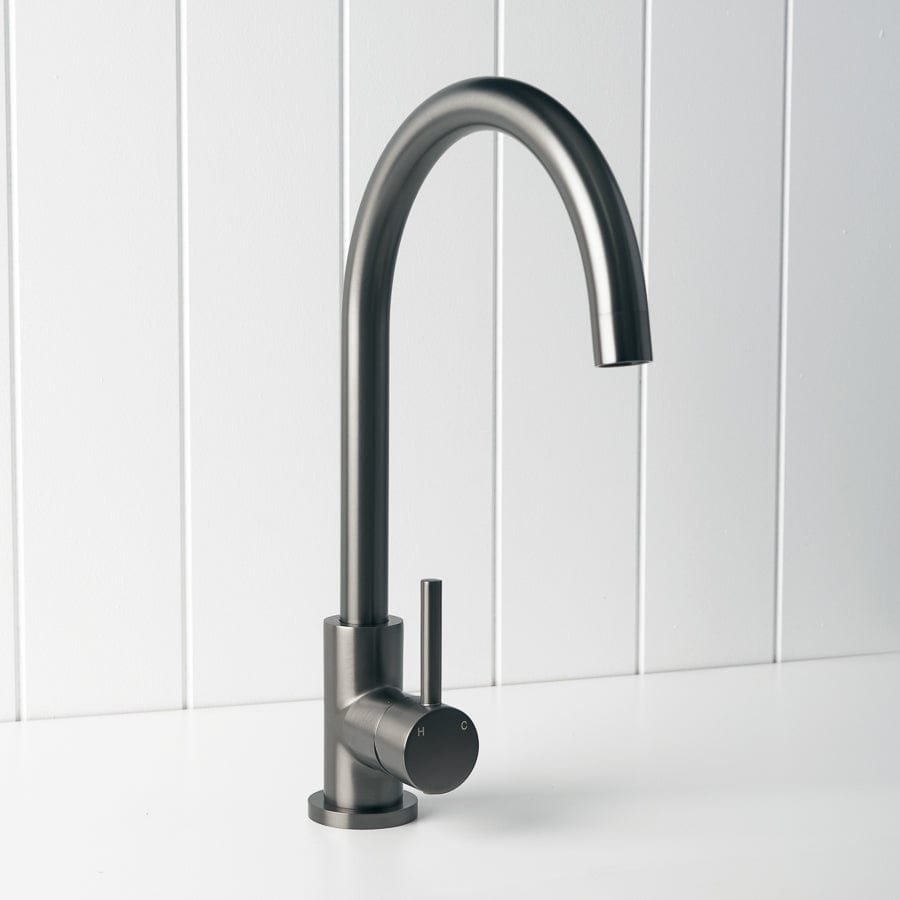 Premium Round Kitchen Mixer in Gunmetal Finish - Perfect for Baking, Cooking, and Mixing Ingredients