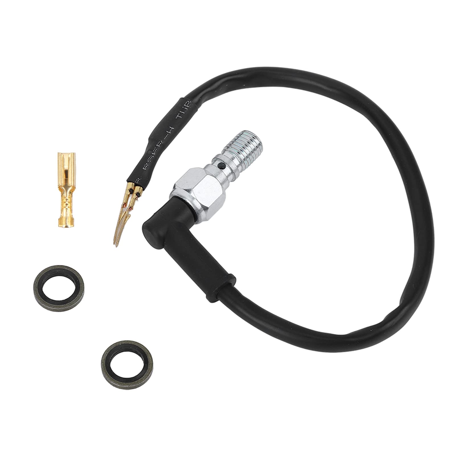 Universal Hydraulic Brake Light Switch M10x1.25 Pitch - Motorcycle Rear Brake Light Switch for Harley, Honda, Yamaha - Easy Installation for Bike Upgrades & Custom Builds
