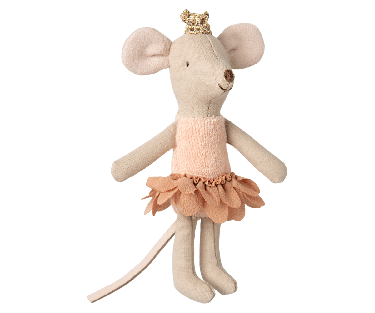 Maileg 2025 Little Sister Princess Mouse in Matchbox - Perfect for Dollhouse Play, Collectible Gift & Kids Pretend Play Scenes