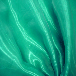 Premium Glass Organza Fabric - Elegant Peacock Design for Wedding Decor, DIY Crafts & Home Accessories