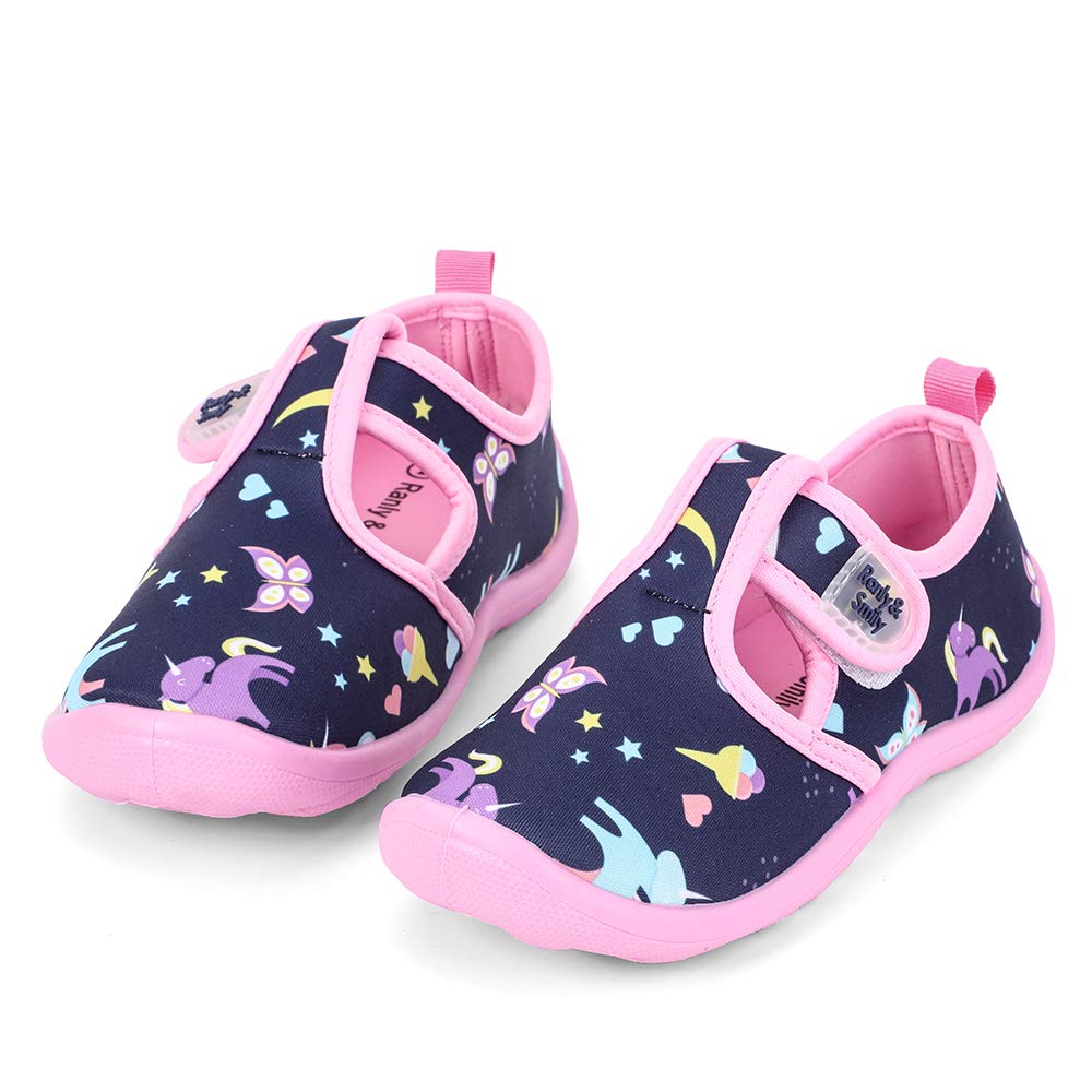 Nerteo Boys Girls Cute Aquatic Water Shoes for Beach, Swim, Pool, Water Park - Toddler & Little Kid Comfort & Safety for Outdoor Adventures