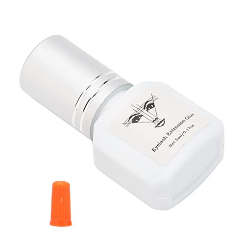 Professional Eyelash Extension Glue - 6 Weeks Long Lasting, High Strength & Easy to Apply (5ml) for Salon & Home Use | Perfect for Lash Artists & DIY Beauty