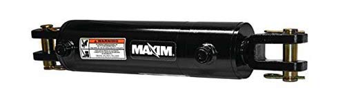 Maxim WC Hydraulic Welding Cylinder - 2 Inch Bore x 12 Inch Stroke, 3000 PSI Pressure, 1.25 Inch Rod Diameter - Heavy Duty Industrial Hydraulic Cylinder for Construction, Manufacturing & Automotive Repair - High Performance Hydraulic Ram for Pressing, Lifting & Material Handling