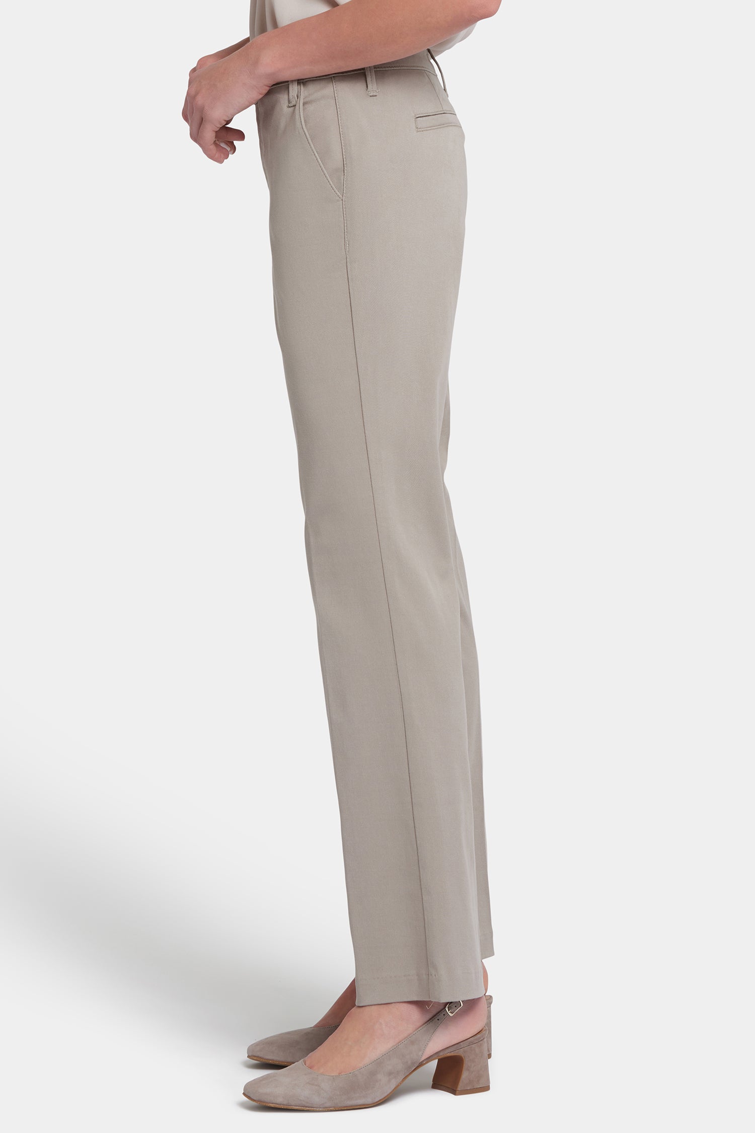 Barbara Bootcut Trouser Pants for Women - Comfortable Stretch Work Pants, Classic Saddlewood Brown | Perfect for Office, Business Casual & Professional Workwear