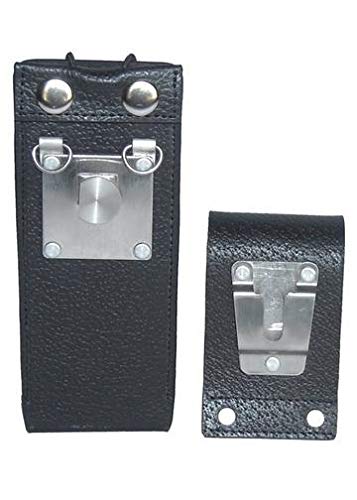 Durable Leather Carry Case for Motorola XTS 1500 Two-Way Radio with Swivel Belt Loop - Protective Holster for Police, Security & Outdoor Use (Non-Display Model)