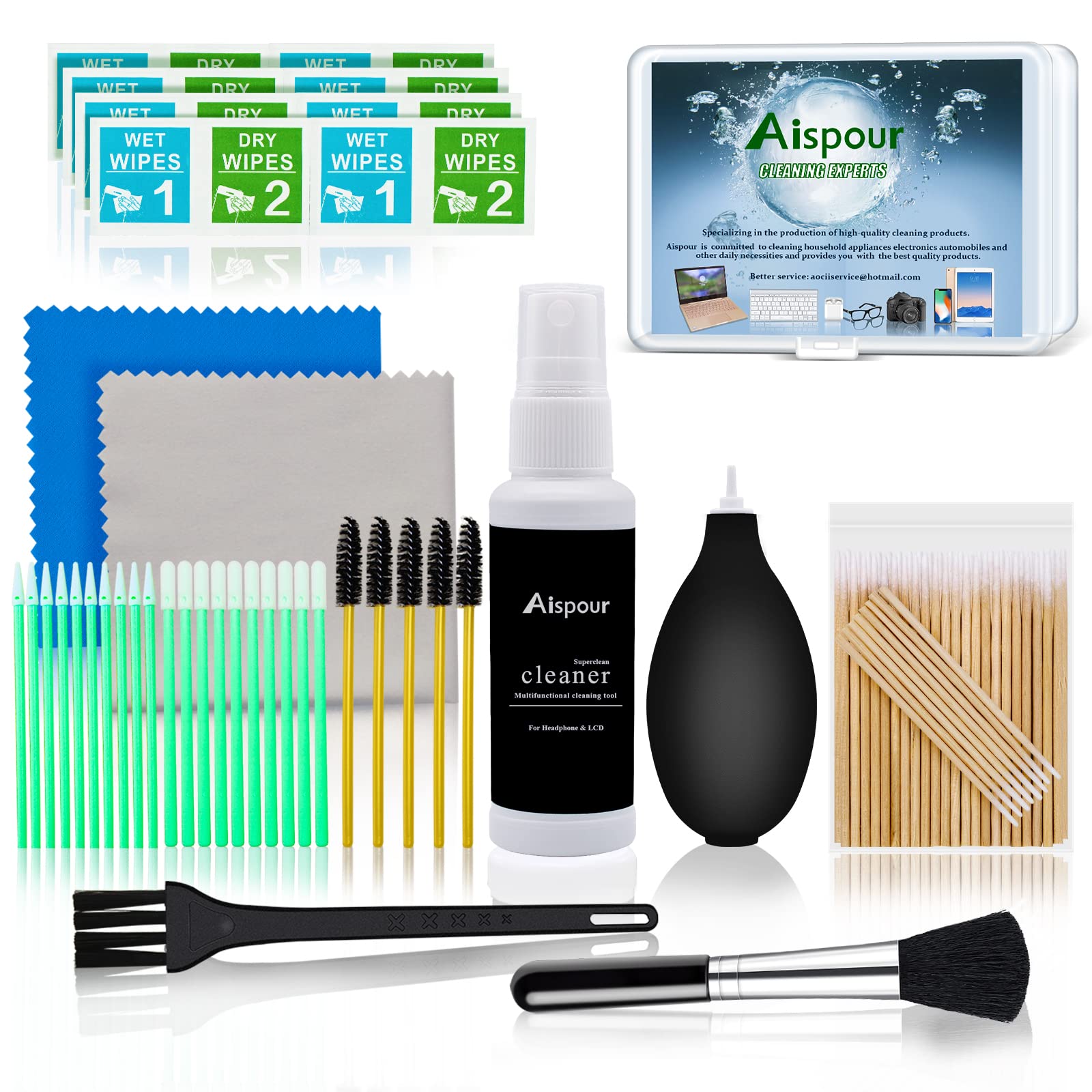 Premium Phone Cleaning Kit - Screen & Port Cleaner for iPhone, AirPods, Laptop & USB-C Devices | Electronics Maintenance Tool for Smartphones, Charging Ports & Speakers | Perfect for Home, Office & Travel Use