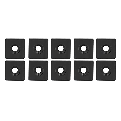 Durable 3D Printer Channel System End Caps - 10Pcs Black Replacement Parts for Easy Fixing | Wide Compatibility for 3D Printing Projects & DIY Repairs