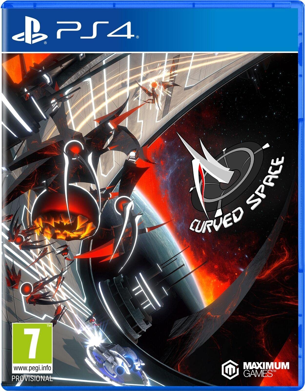 Curved Space PS4 Game - Sci-Fi Arcade Shooter for PlayStation 4 | Perfect for Space Adventure & Action Gaming Enthusiasts