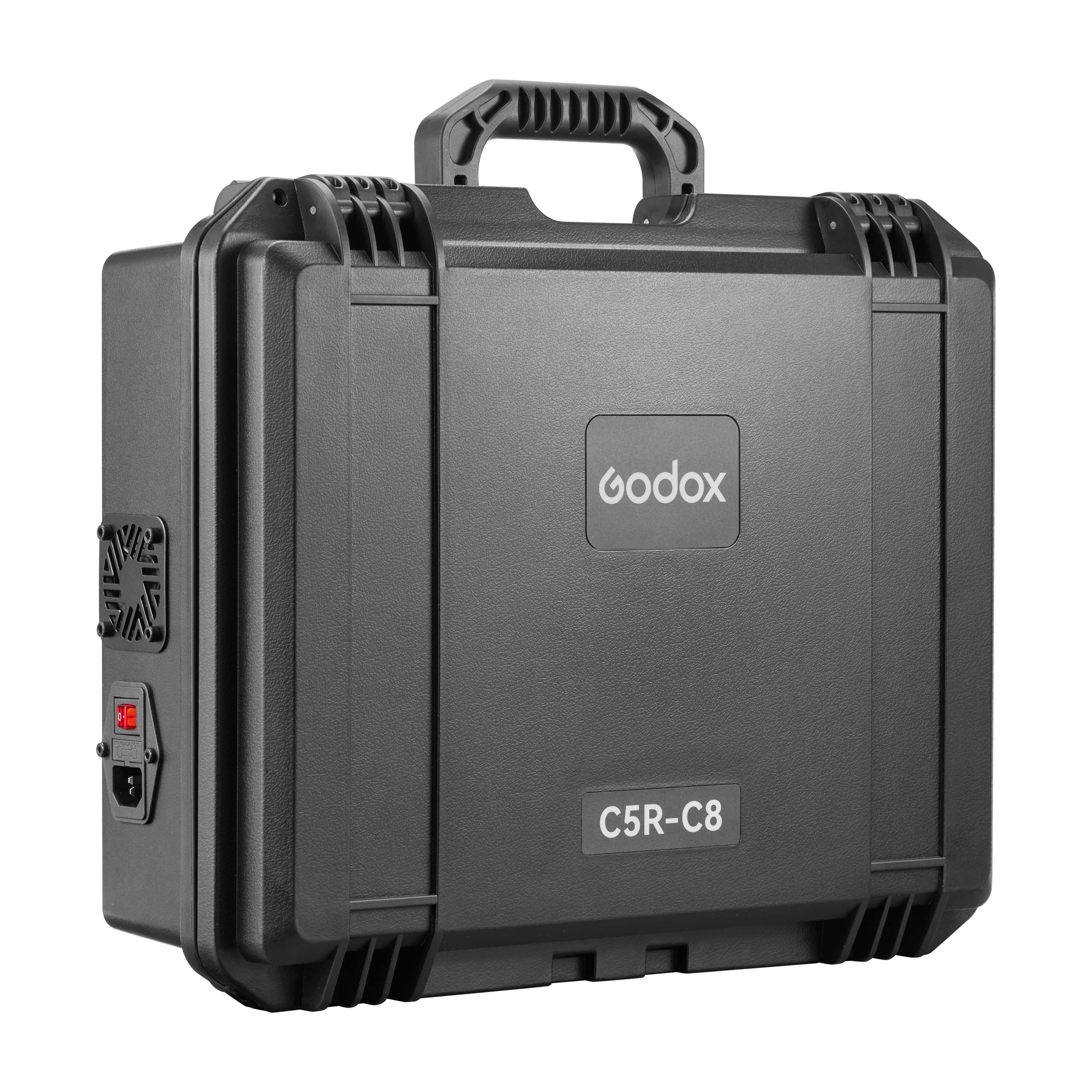 KNOWLED C5R C8 Eight Light Charging Case for 8x C5R Pocket-Sized RGBWW LED Panels - Portable Creative Lighting Solution for Photography, Events & Home Decor (Special Order)