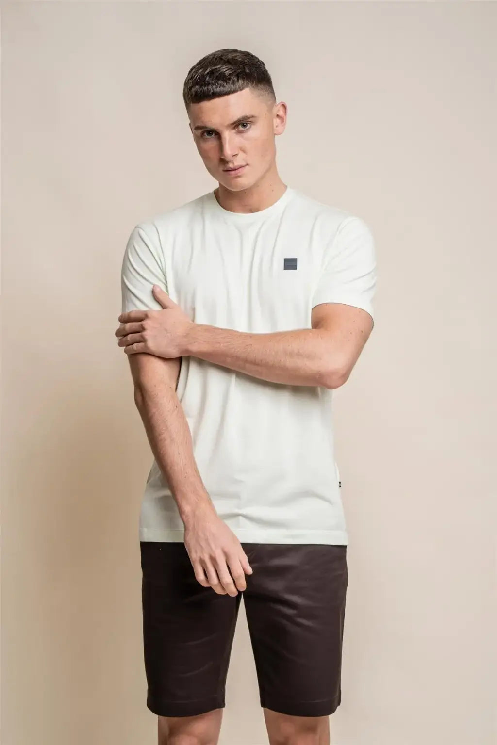 Cavani Men's Mint Green Bogart T-Shirt - Soft Cotton Casual Tee for Everyday Wear & Street Style Outfits