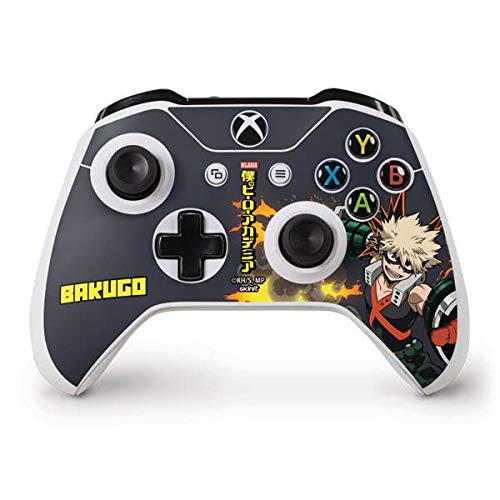 Officially Licensed Funimation Katsuki Bakugo Xbox One S Controller Skin | Premium Gaming Decal for Enhanced Grip & Protection | Perfect for Anime Fans & Competitive Gamers