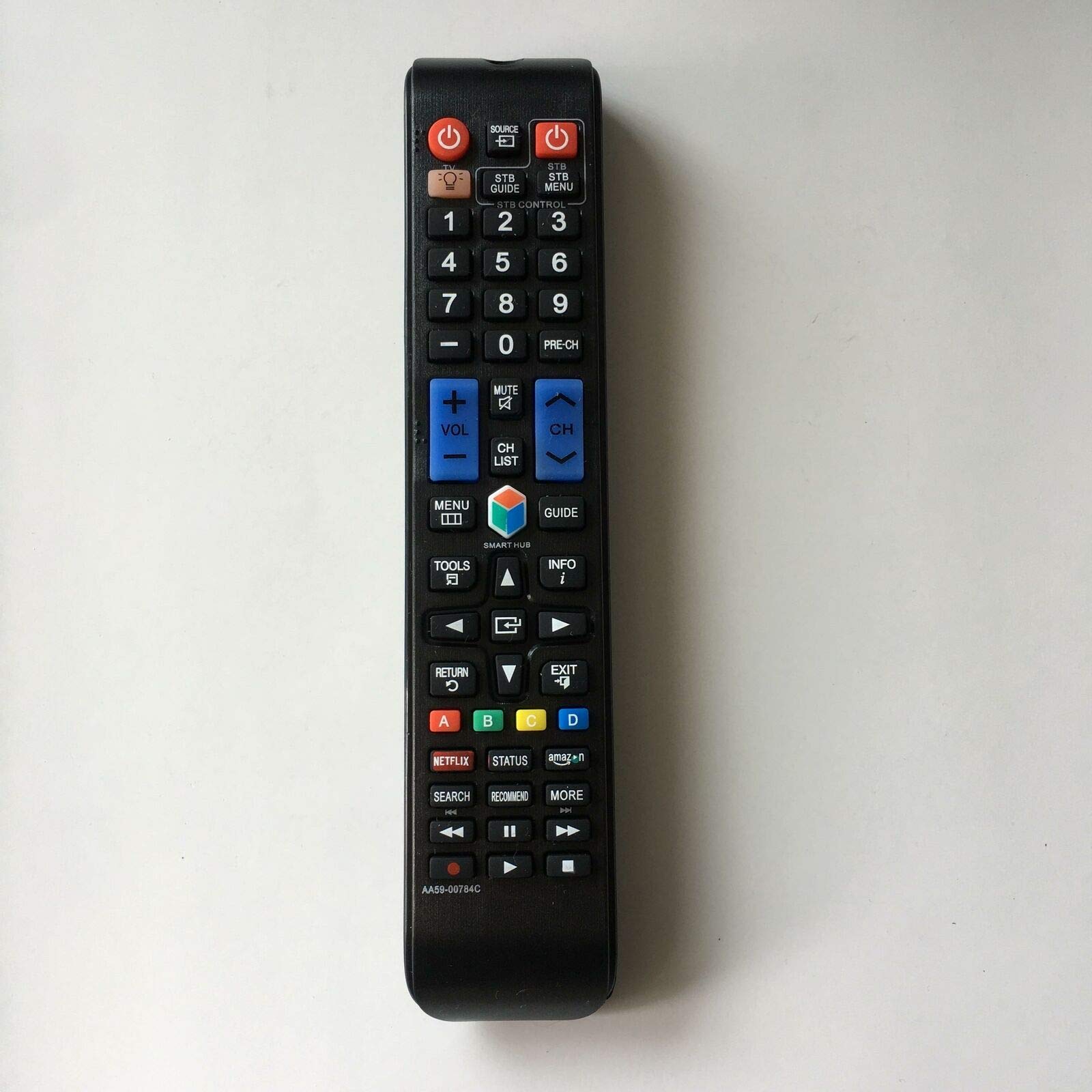 Samsung TV Remote Control Replacement AA59-00784C Compatible with AA59-00784A AA59-0784B BN59-01043A - Perfect for Smart TV, Streaming & Home Entertainment System
