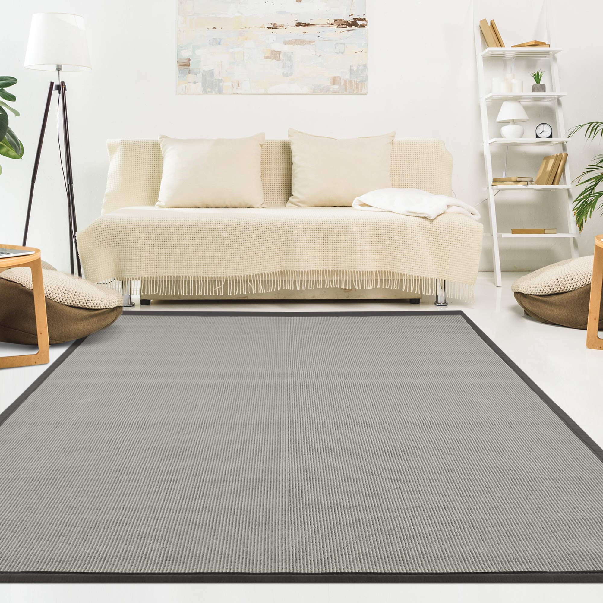 Premium Synthetic Sisal Runner Rug - Soft, Stain Resistant & Easy to Clean - 28.5