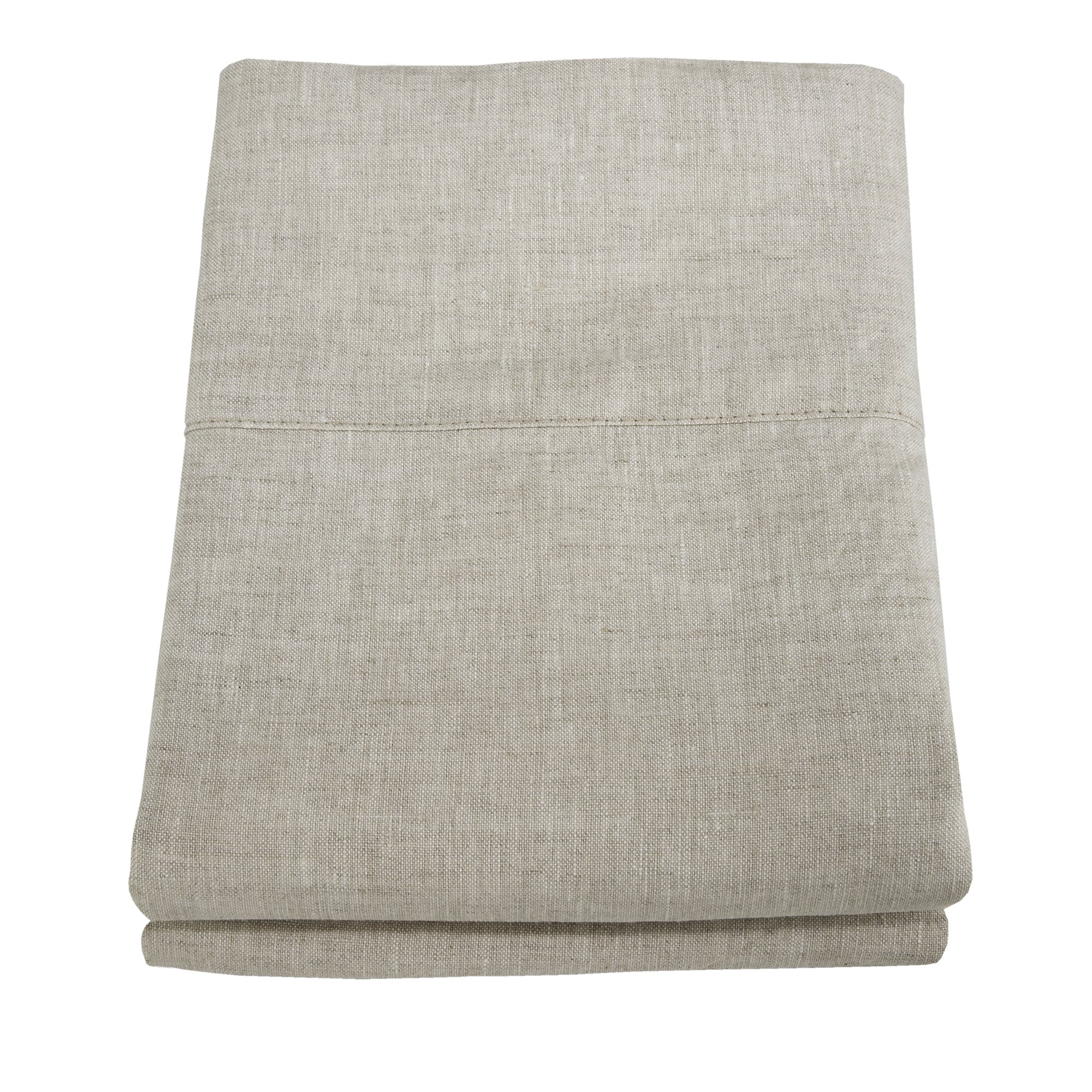 Premium 100% Linen Pillowcases - Natural Oatmeal Color 31x20 Inches - Standard Size Hypoallergenic & Breathable Bedding for All Seasons - Perfect for Home, Hotel, and Airbnb Use