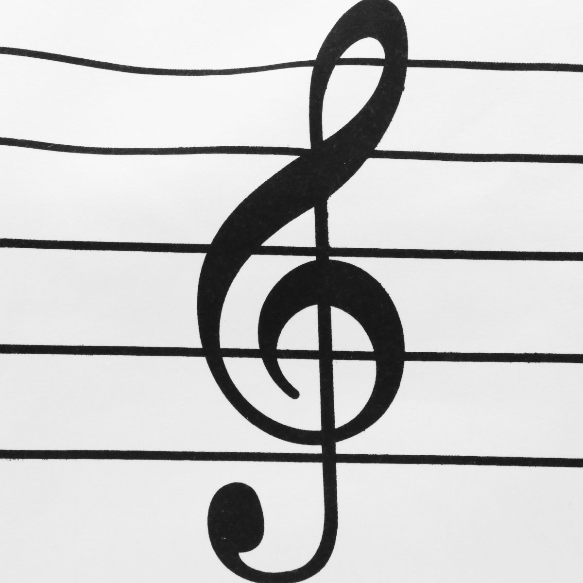 Music Notes Tote Bag for Women - Reusable Canvas Grocery Shopping Bag with Shoulder Strap - Perfect Gift for Girls & Music Lovers (White) - Ideal for School, Work, Grocery Shopping & Daily Use