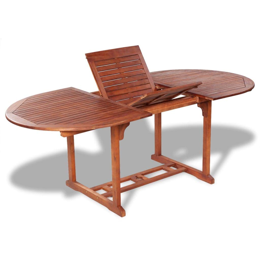 Outdoor Oval Dining Table - Foldable Patio Table for Backyard, Garden, Poolside & Porch - Perfect for Entertaining, BBQs, and Family Gatherings
