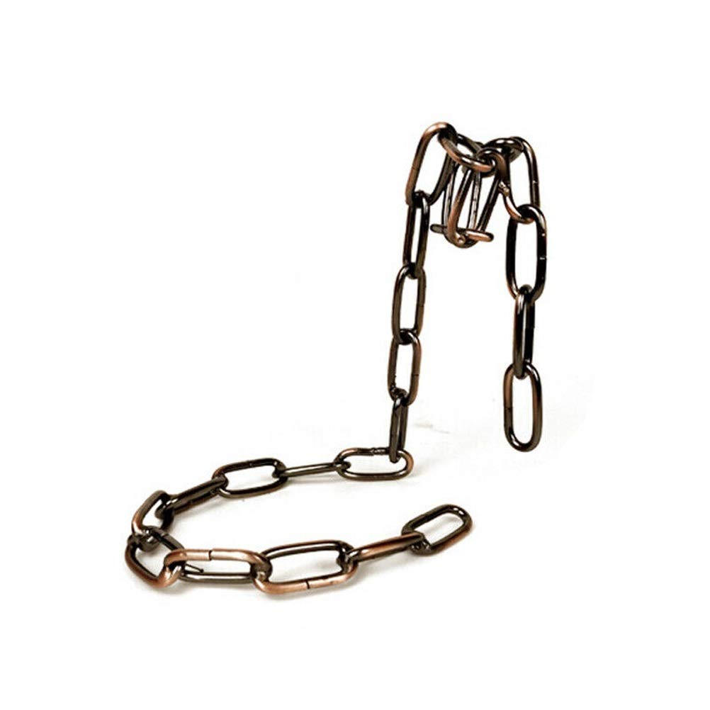 WIONC Magic Suspension Iron Chain Wine Rack - Creative Grape Wine Bottle Holder for Bar, Kitchen & Home Decor - Perfect for Weddings, Parties & Banquets (Bronze)