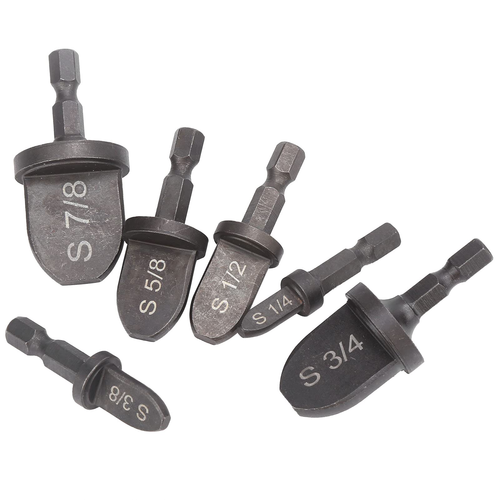 6Pcs Tube Expander Kit - Bearing Steel Hex Handle AC Copper Pipe Swaging Tool Set for HVAC & Refrigeration (Perfect for AC Installation, Repair & Maintenance)