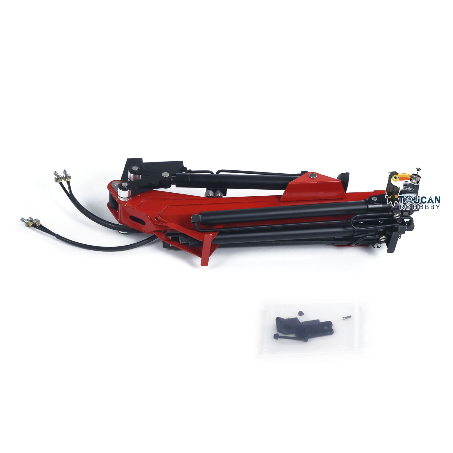 Limited Stock Metal Fly Jib Arm Crane for 1/14 RC Hydraulic Dump Truck - Radio Controlled Tipper Tractor Model DIY Vehicle (770S R620 3363) - Perfect for RC Construction Scenes & Heavy Duty Play