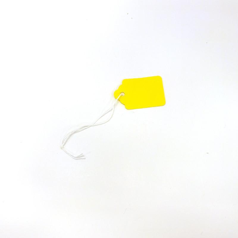 Colorful Strung Tags - 400pcs/Box with 3 Vibrant Colors - Perfect for Gift Wrapping, Party Favors & Retail Merchandise Tagging