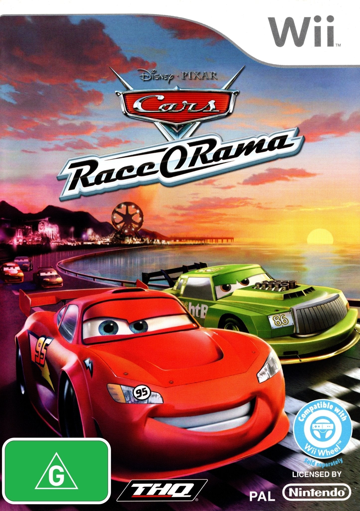 Cars Race-O-Rama Nintendo Wii Game - PAL Version - Fun Racing Adventure for Kids & Families - Perfect for Game Nights & Birthday Gifts