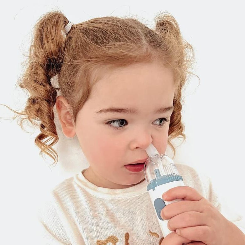 USB Rechargeable Baby Nasal Aspirator with Bonus Soothing Balm - Gentle Newborn Mucus Suction for Congestion Relief - Perfect for Travel & Home Use