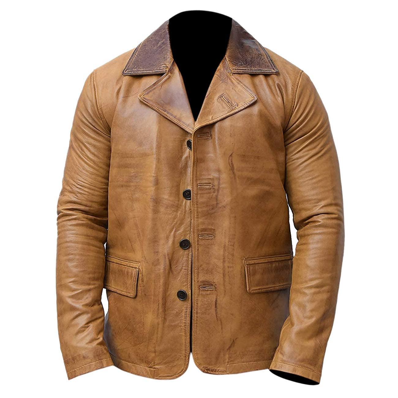 Men's Dead II Arthur Brown Leather Trench Coat - Vintage Gaming Cosplay Jacket for Halloween, Comic Con & Costume Parties | Premium Faux Leather Outerwear