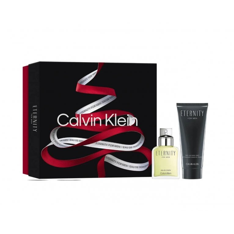 Calvin Klein CK Eternity for Men 2-Piece Gift Set - 50ML Eau de Toilette Spray + 100ML Hair & Body Wash | Perfect Valentine's Day & Anniversary Gift for Him