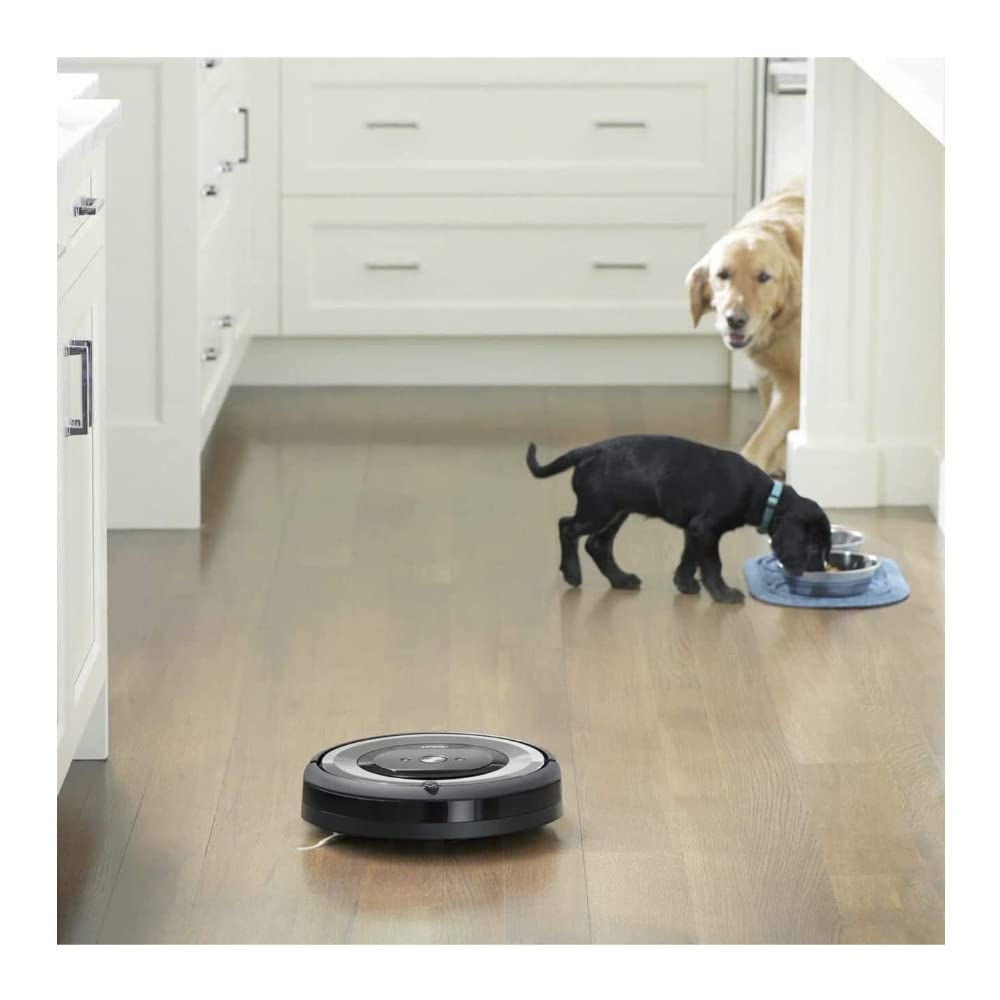 iRobot Roomba e5 (5134) Wi-Fi Connected Robot Vacuum - Smart Self-Charging Vacuum Cleaner for Pet Hair, Hard Floors & Carpets - Perfect for Home, Office & Apartment Cleaning