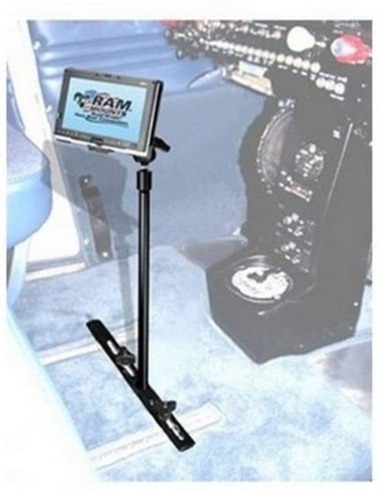 RAM MOUNTS RAM-131-FUJ1 飞机座椅轨道系统 Fujitsu P1610 平板电脑支架 - 适用于航空旅行和商务办公