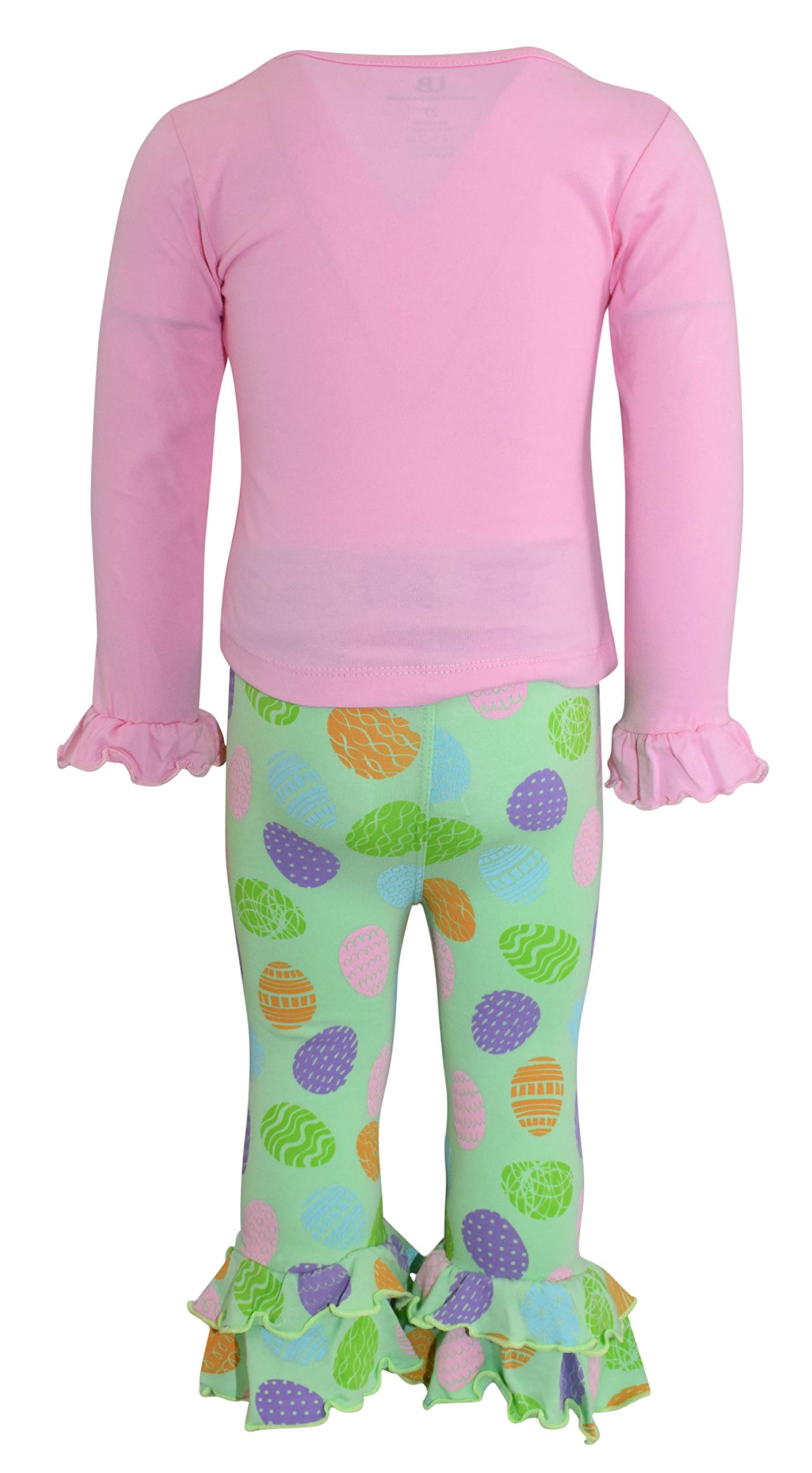 Unique 2-Piece Baby Girl Outfit - Ruffle Leggings & Long Sleeve Shirt Set for Toddlers | Playtime & Photo Shoots