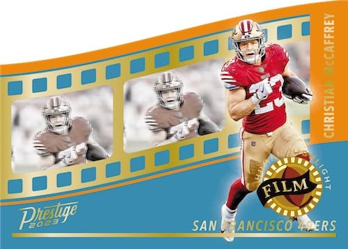 2023 Panini Prestige Football Trading Cards Mega Box - 42 NFL Collectible Cards with Rookies Like CJ Stroud, Will Levis & More | Perfect for Sports Memorabilia Collectors, Fantasy Football Fans & Gift Giving