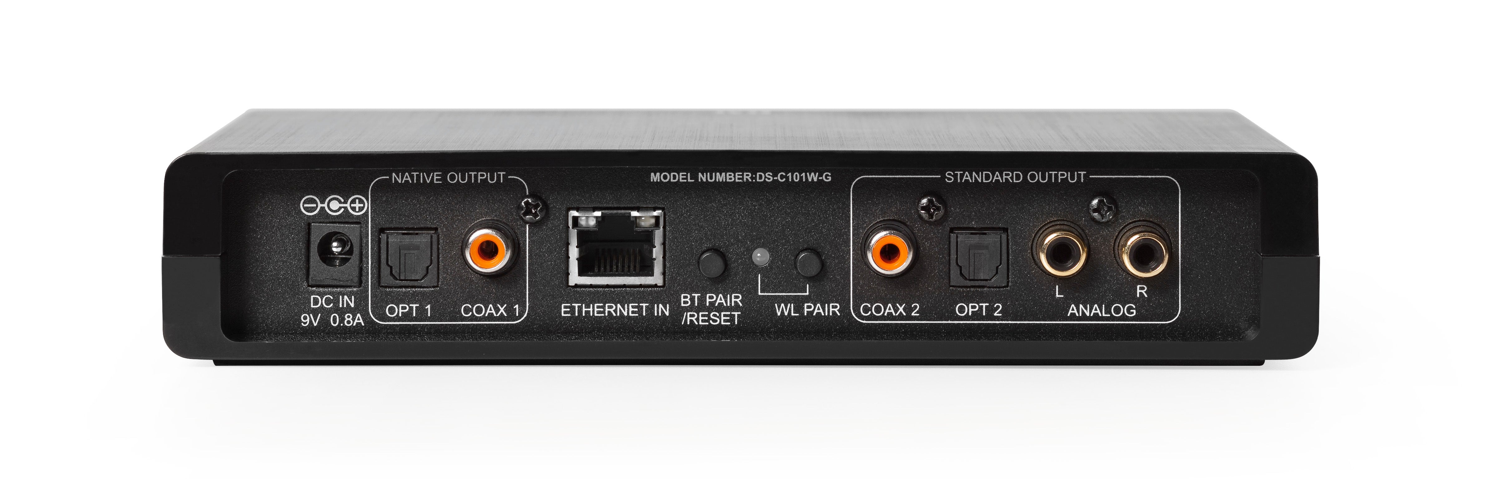 ELAC Discovery Connect Wireless Music Streaming Player - High-Quality Audio for Home, Office, and Outdoor Use
