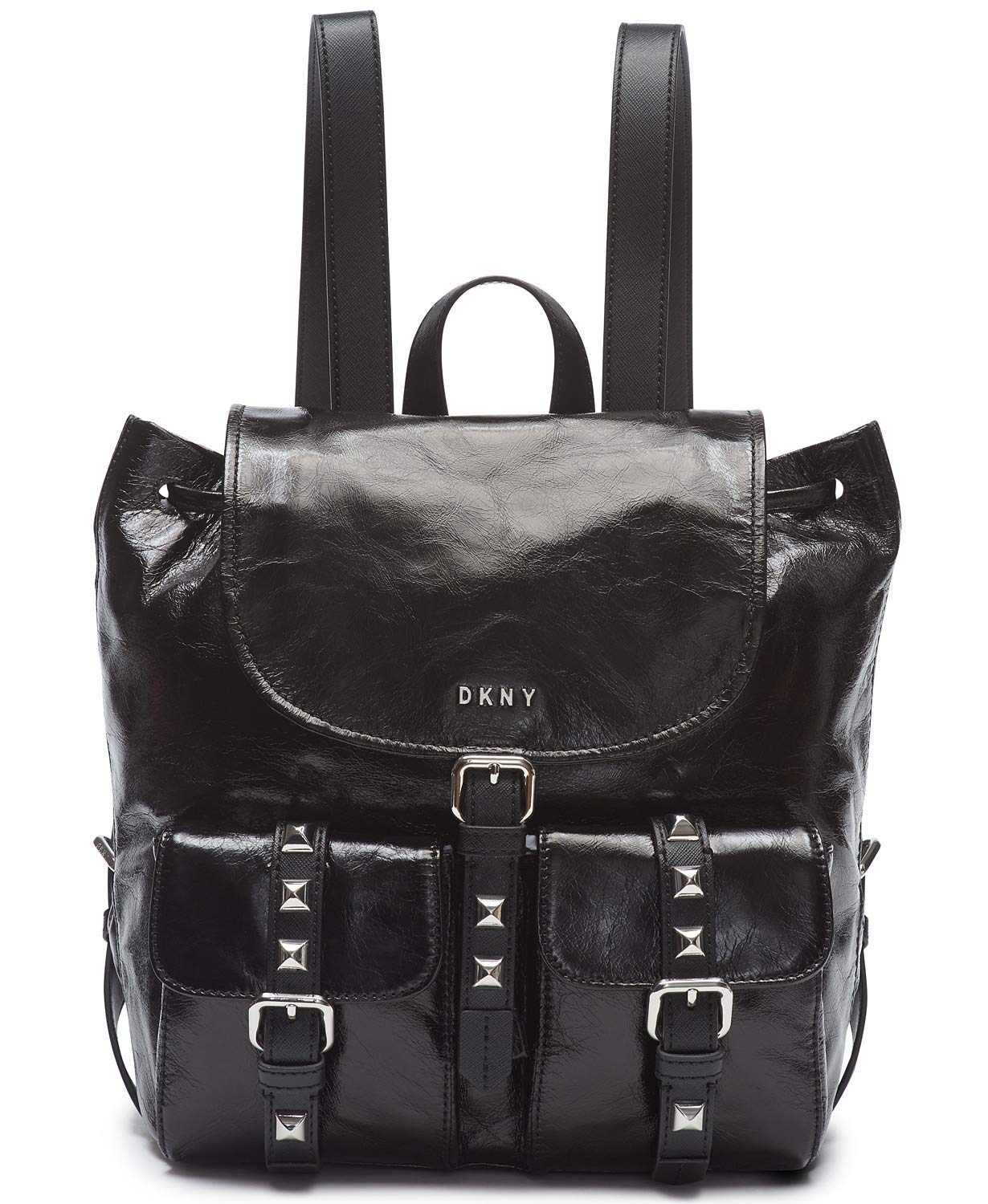 DKNY Naomi Backpack for Women - Stylish Black Leather Backpack Purse, Perfect for Work, Travel & Everyday Use