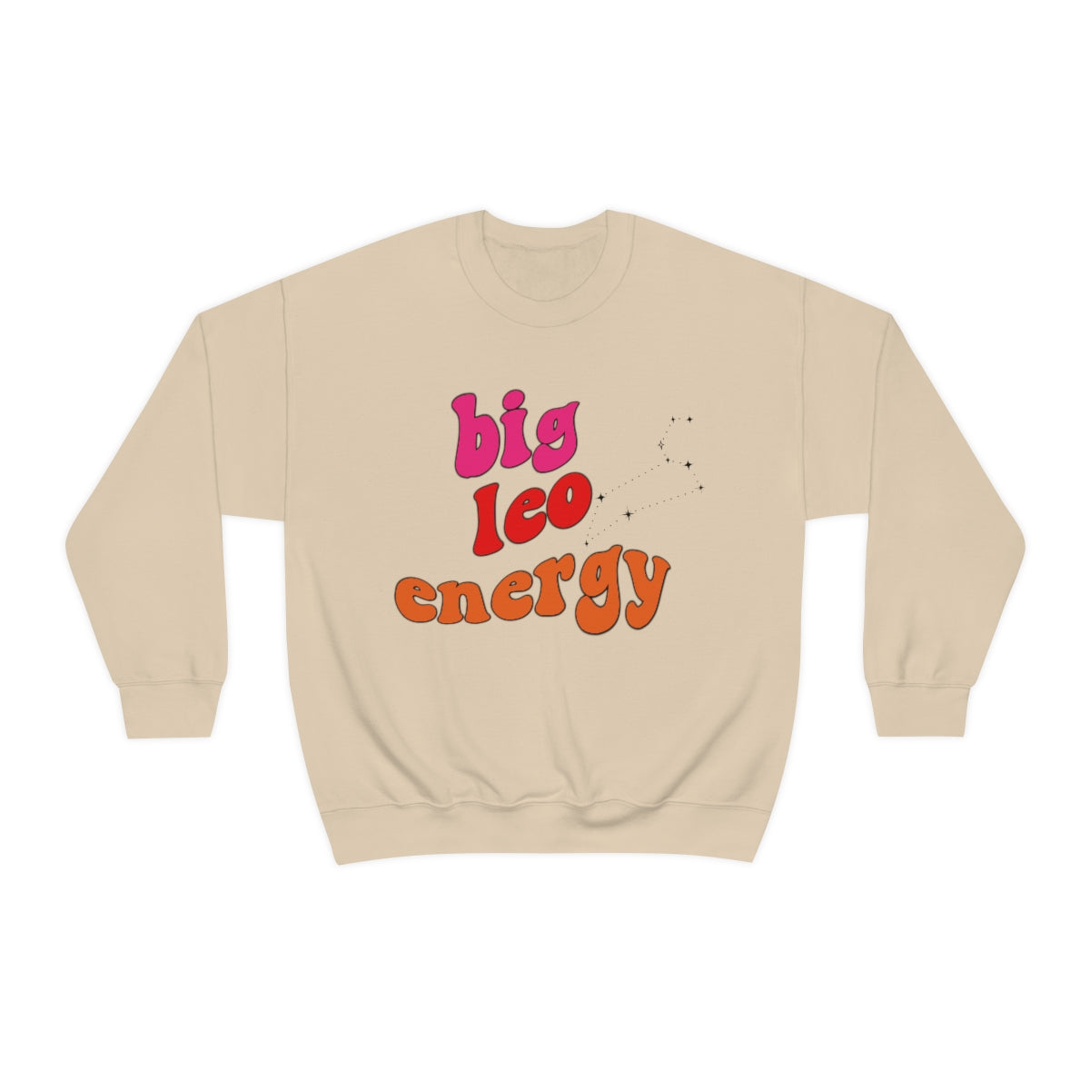 Leo Zodiac Sweatshirt - Big Leo Energy Hoodie for Astrology Lovers | Perfect Gift for Leo Season & Birthday Presents | Cozy Fall & Winter Fashion