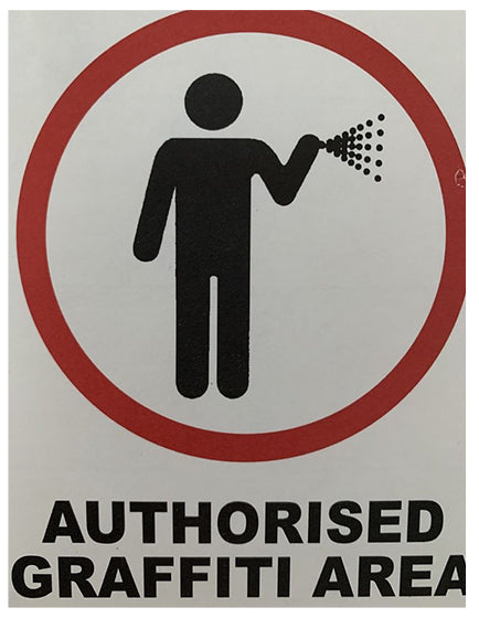 Banksy Authorized Graffiti Area Sticker - Urban Street Art Decal for Laptops, Walls & Skateboards - DIY Art & Home Decor