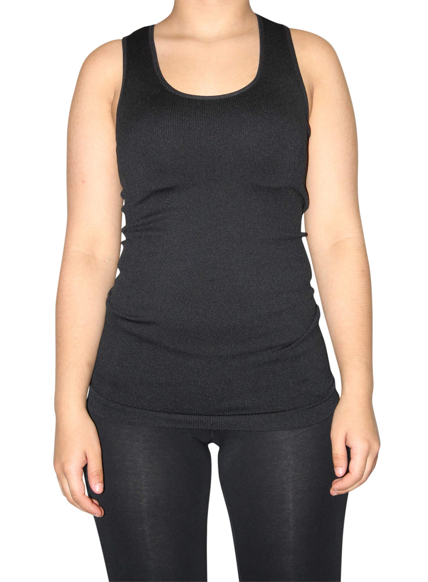 Women's Slim Stretch Ribbed Cotton Tank Top - Comfortable & Flattering Fit for Summer, Casual Wear, Layering & Everyday Outfits