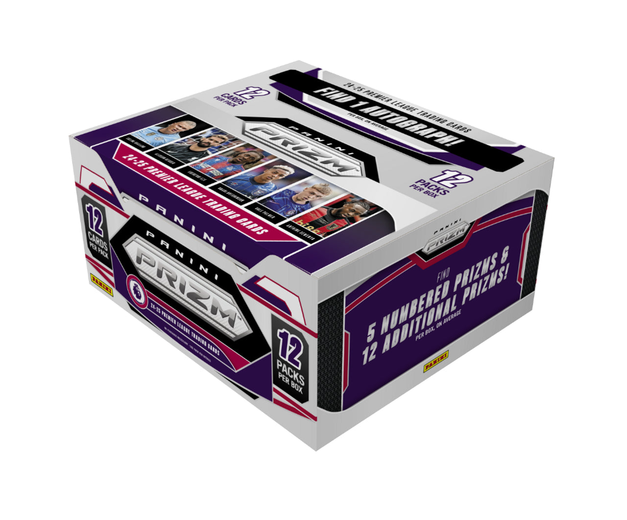 2024 Panini Prizm Premier League Soccer Hobby Box - 25 Cards Per Pack - Collectible Trading Cards for Soccer Fans - Perfect for Collectors, Investors & Fantasy League Players