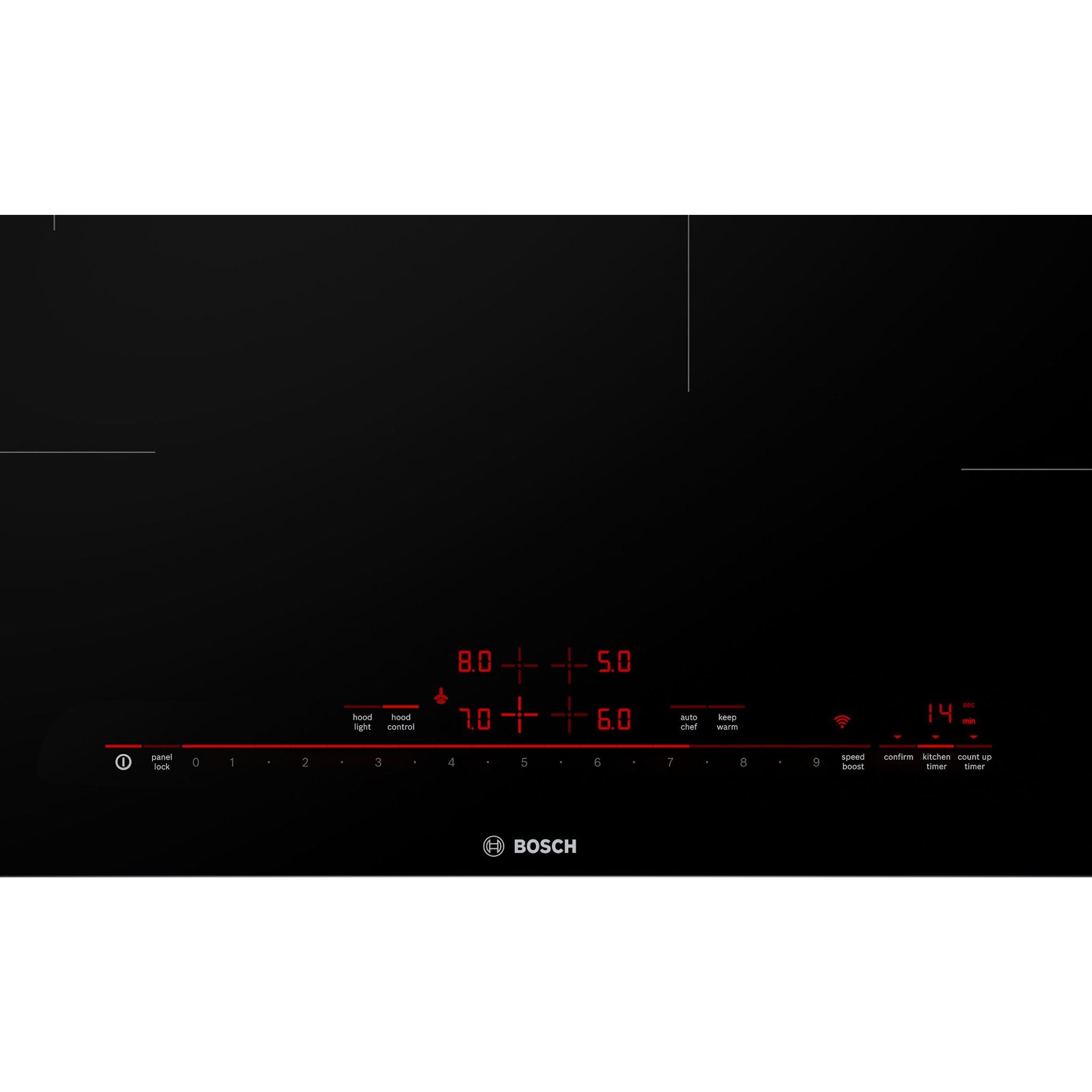Bosch 30 Inch Induction Cooktop - NIT8060UC Black | Fast Heating, Energy Efficient | Perfect for Modern Kitchens & Home Chefs